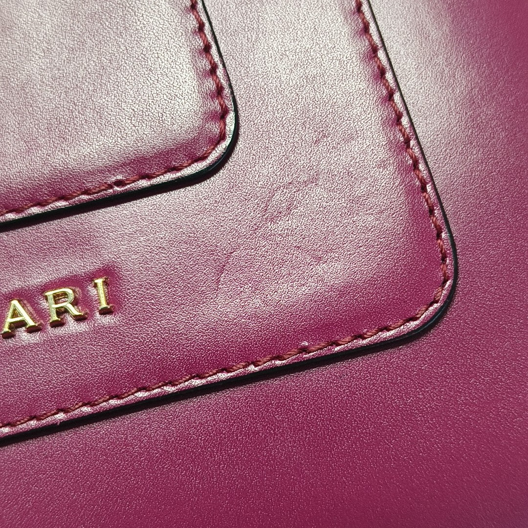 SERPENTI FOREVER Small Calfskin Red