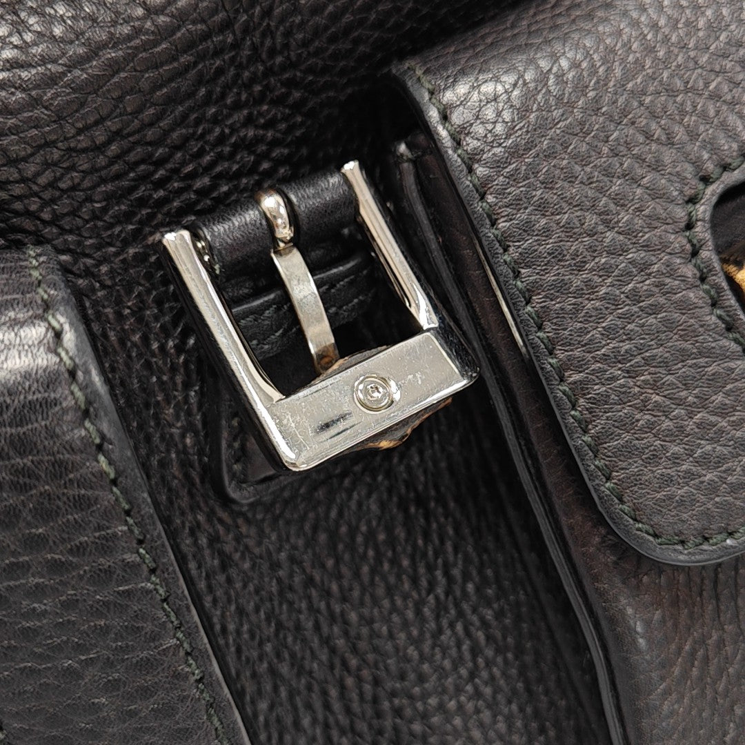 Bamboo 1947 Medium Calfskin Black