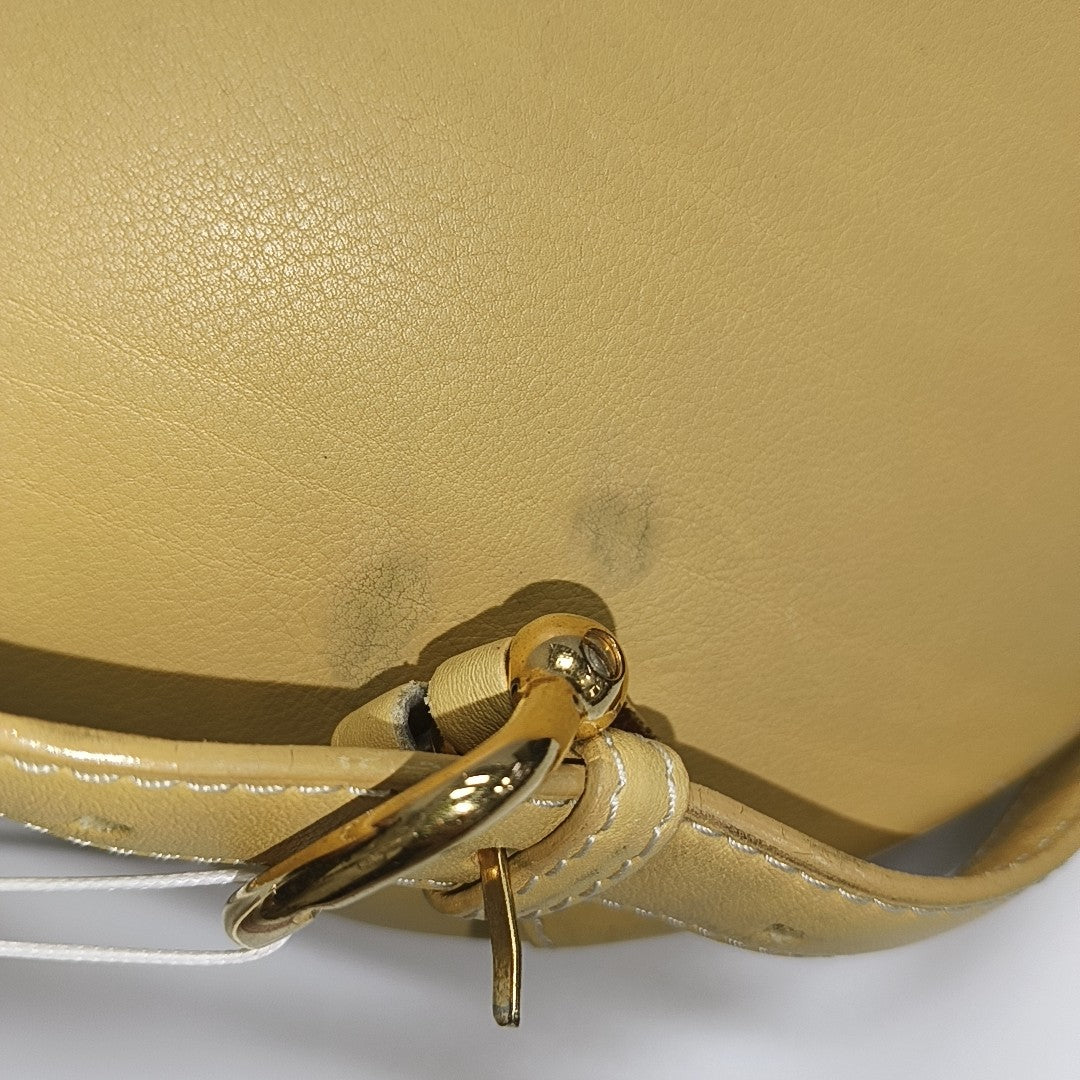 Calfskin Bucket Bag Yellow