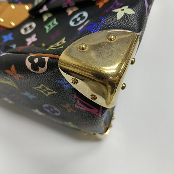 SPEEDY 30 Monogram Coated Canvas Black