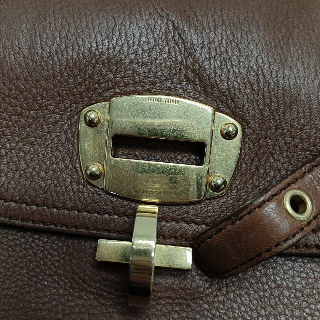 Bow Calfskin Brown