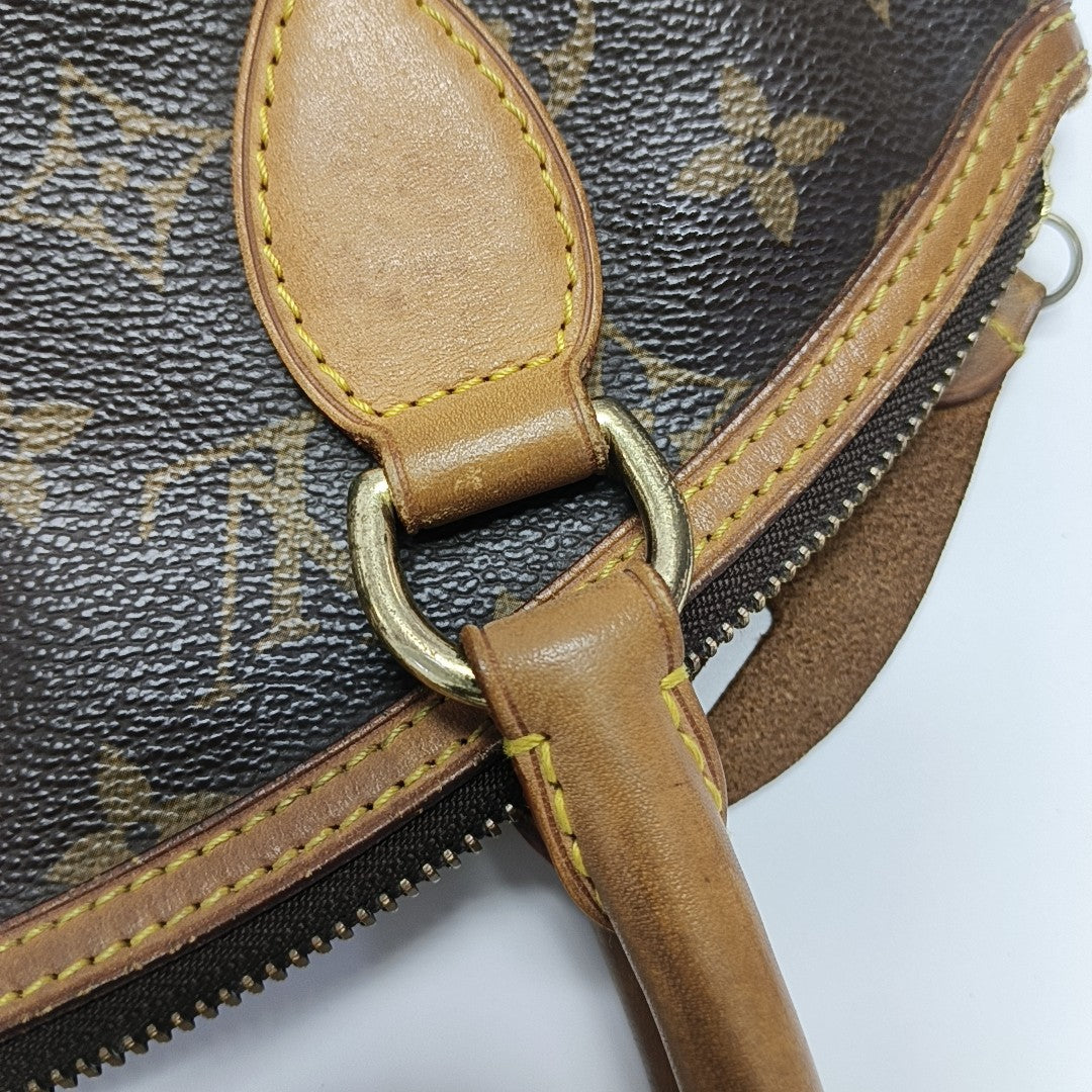 LOCKIT PM Monogram Coated Canvas Brown