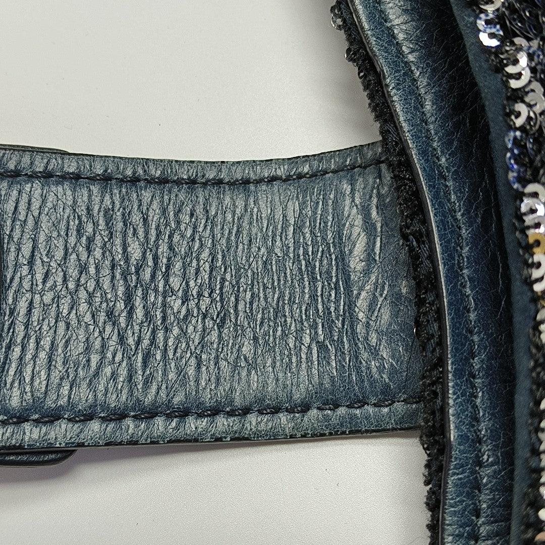 Sequins Tote Bag Blue