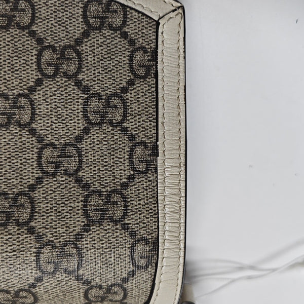 Horsebit 1955 Mini Coated Canvas Beige