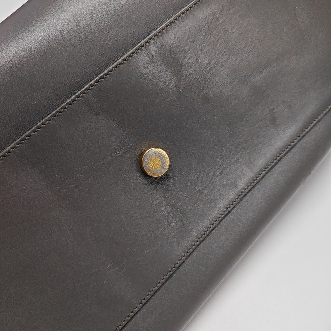 SHOPPING BAG Calfskin Gray