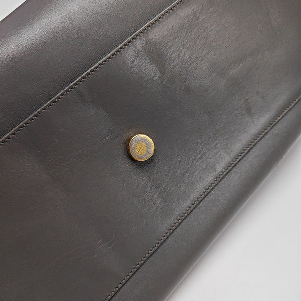SHOPPING BAG Calfskin Gray