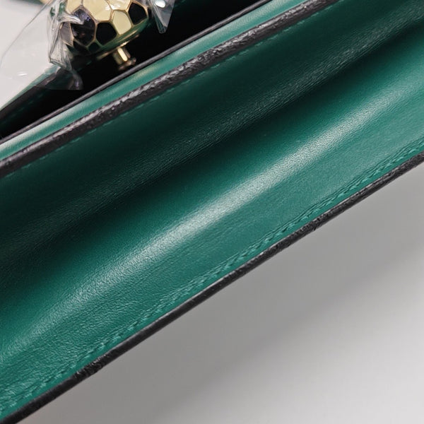 SERPENTI FOREVER Small Calfskin Green