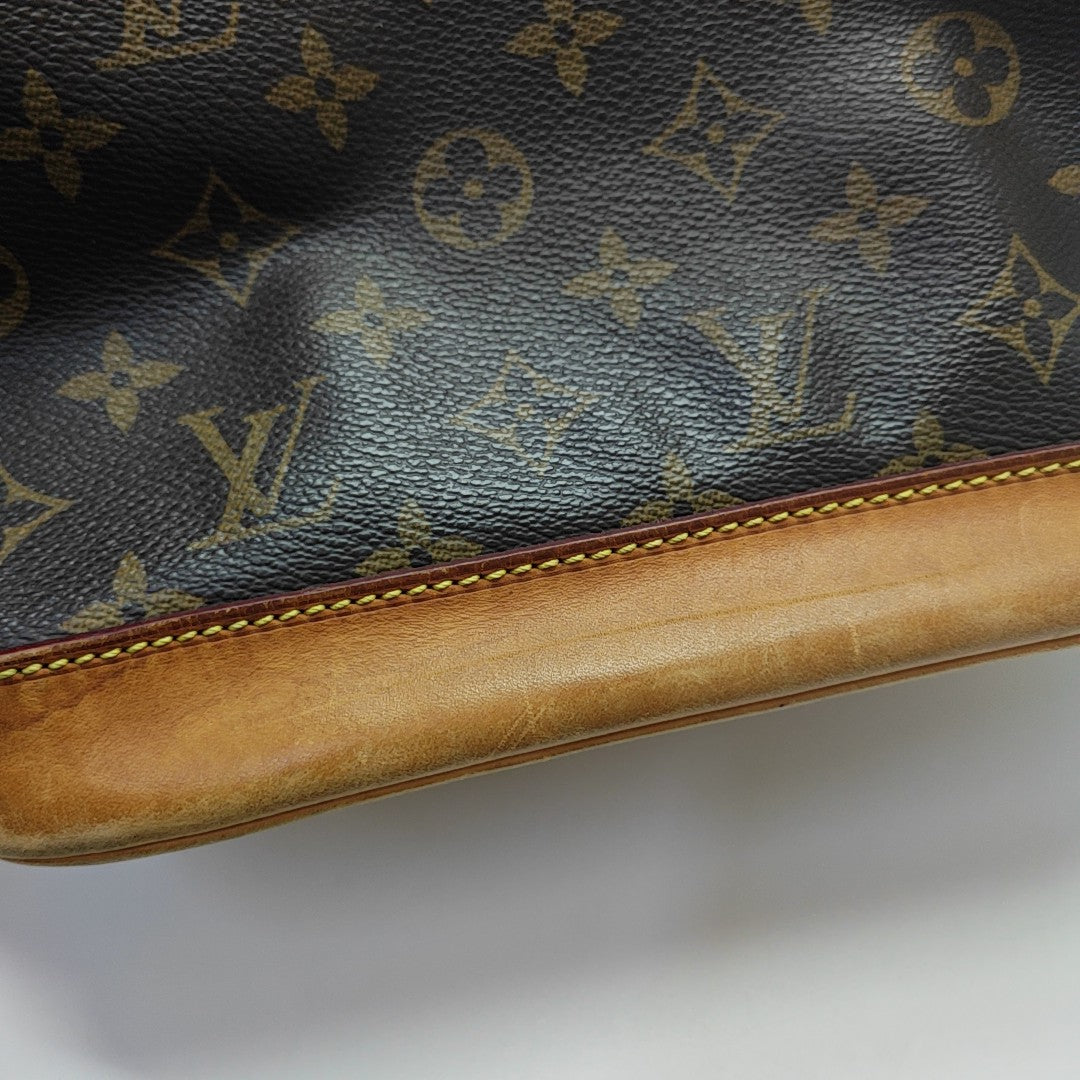 NOÉ MM Monogram Coated Canvas Brown