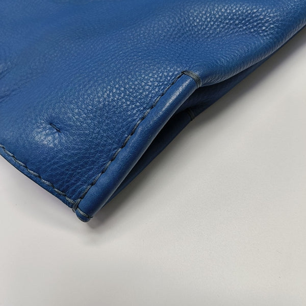 Calfskin Tote Bag Blue