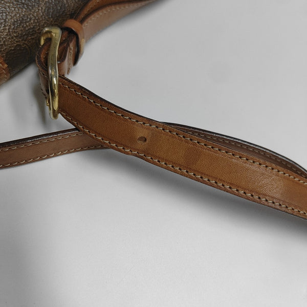 MACADAM CLUTCHES Coated Canvas Brown