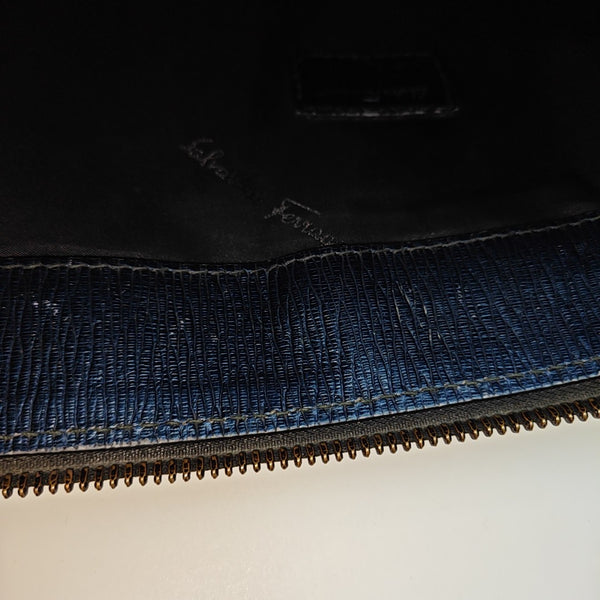 Calfskin Clutch Blue