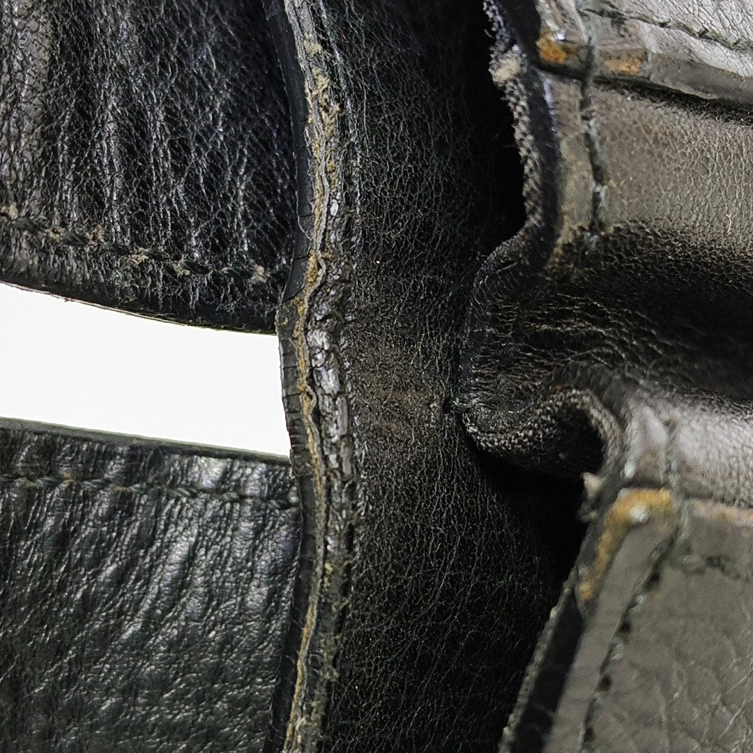 Calfskin Shoulder Bag Black