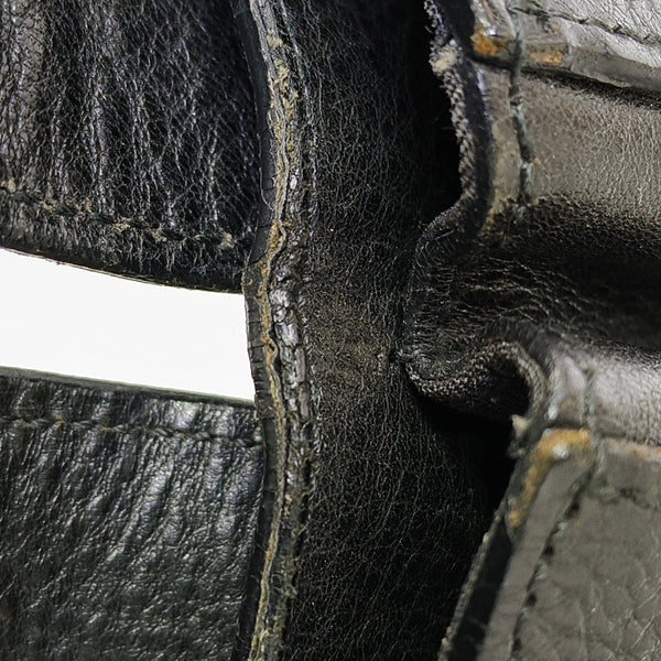 Calfskin Shoulder Bag Black
