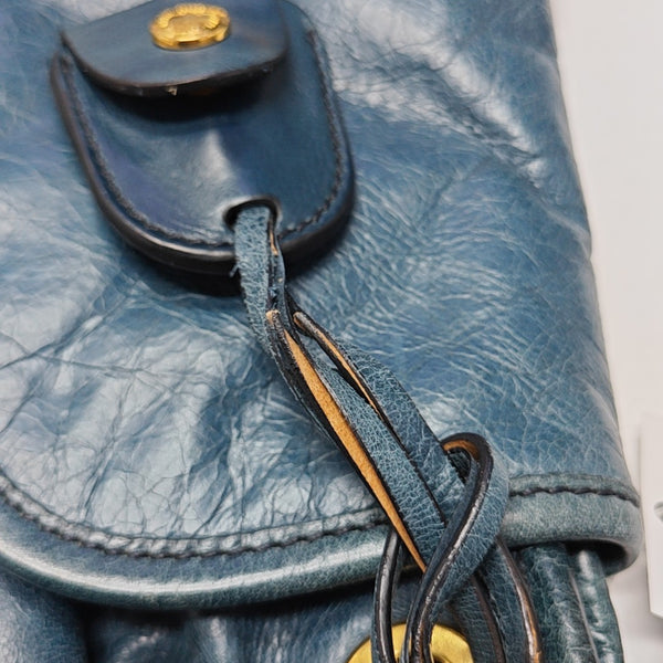 Miu Coffer Calfskin Blue