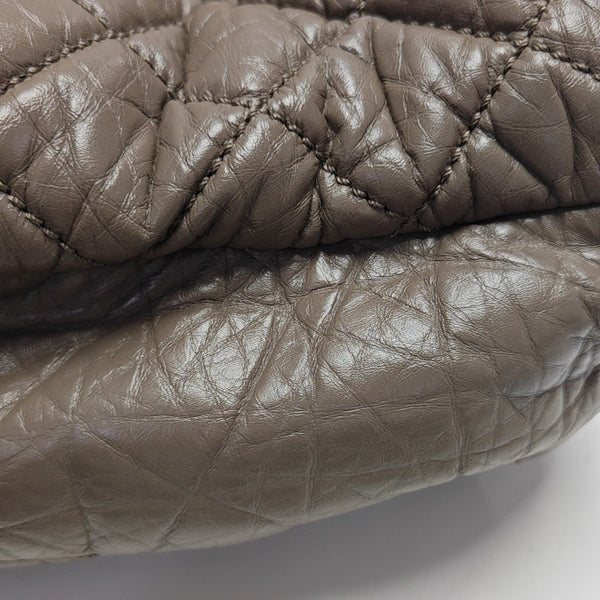 PORTOBELLO Quilted Calfskin Gray