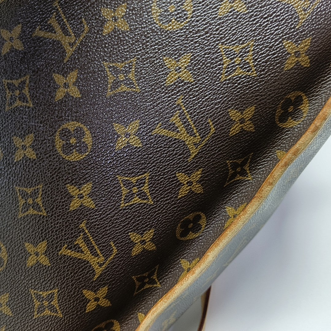 MENILMONTANT MM Monogram Coated Canvas Brown