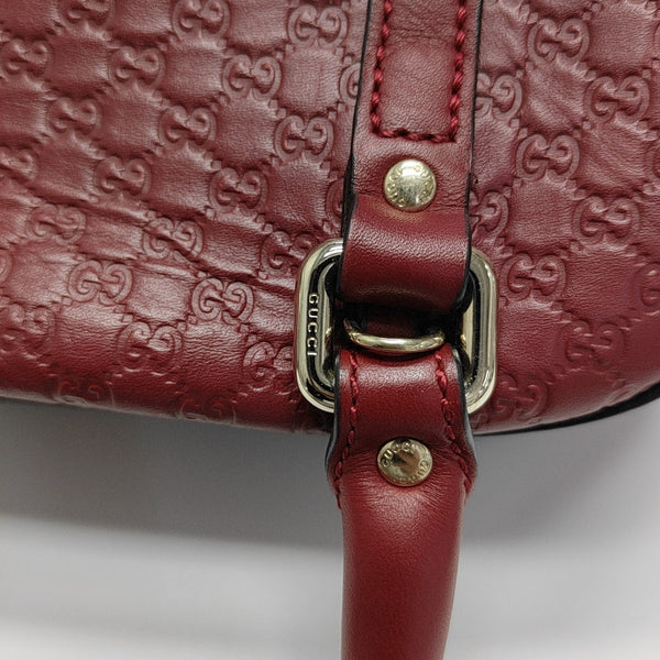 Ligne Shima Monogram Calfskin Red
