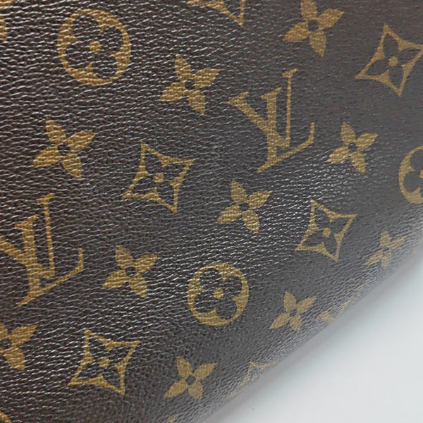 NEVERFULL MM Monogram Coated Canvas Brown
