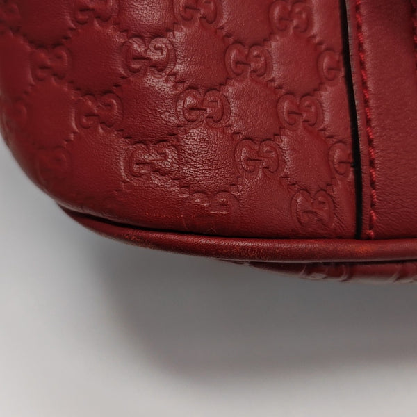 Microguccissima Monogram Calfskin Red