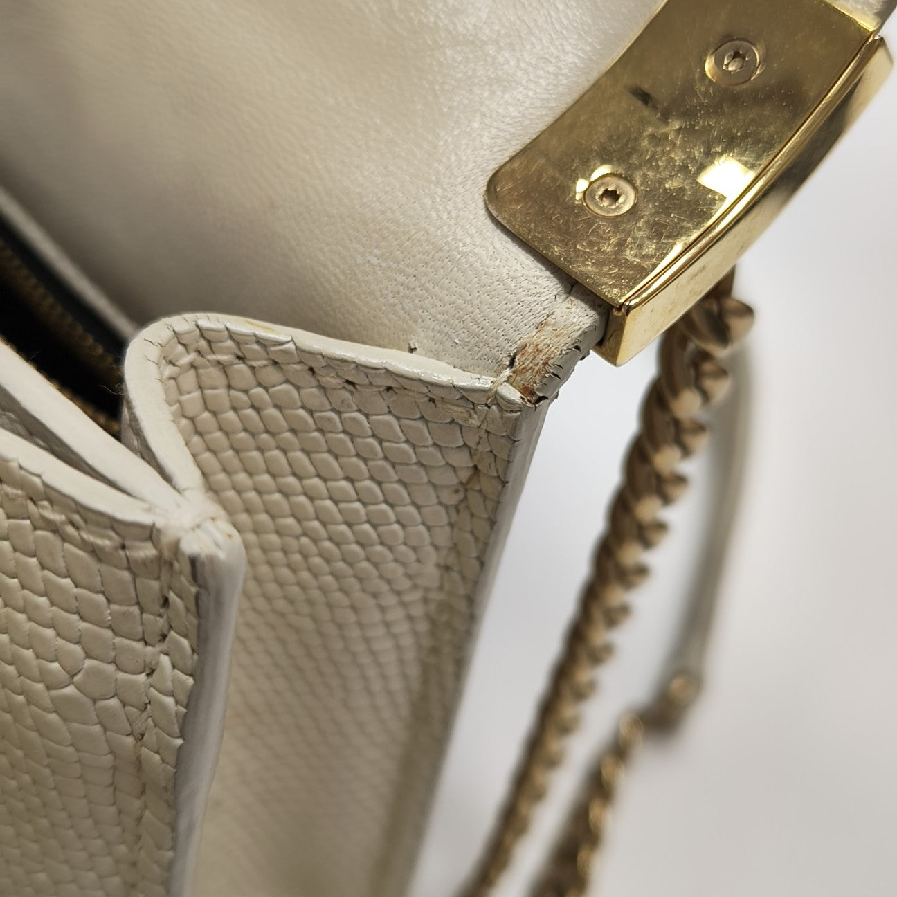 Miu Confidential Quilted Denim Blue