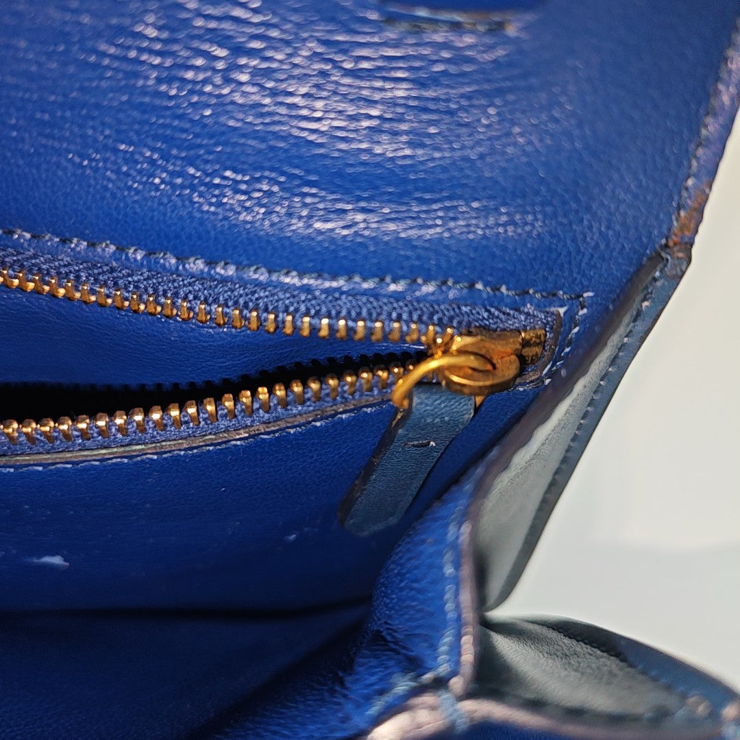 CLASSIC BOX Mini Calfskin Blue