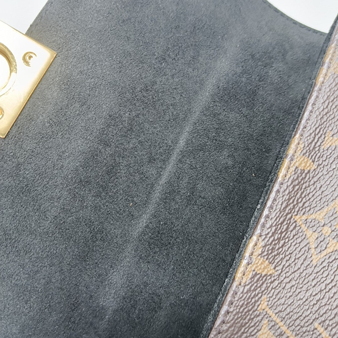 LOCKY BB Monogram Coated Canvas Brown