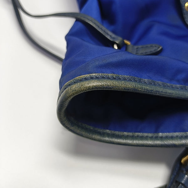 Nylon Tote Bag Blue