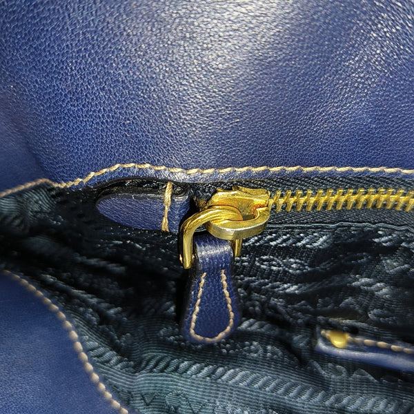 Gaufre Quilted Nylon Blue