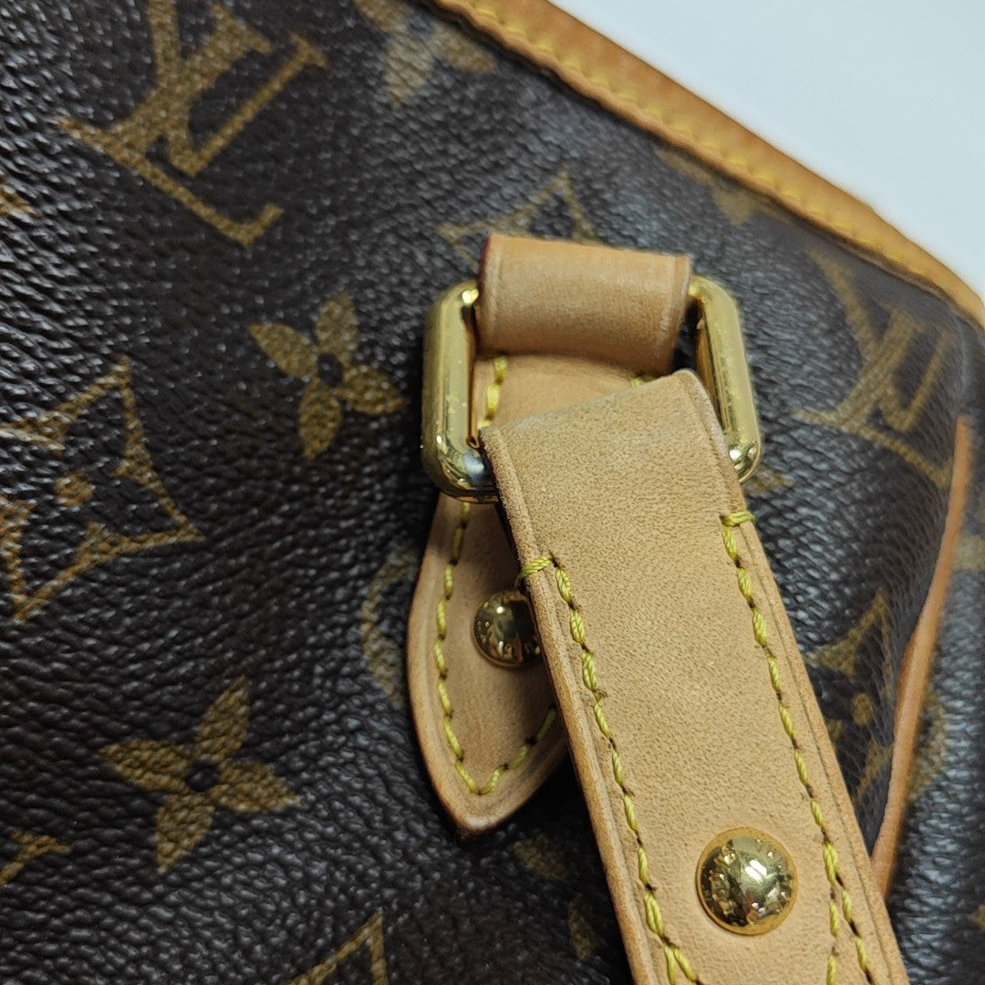 ESTRELA MM Monogram Coated Canvas Brown