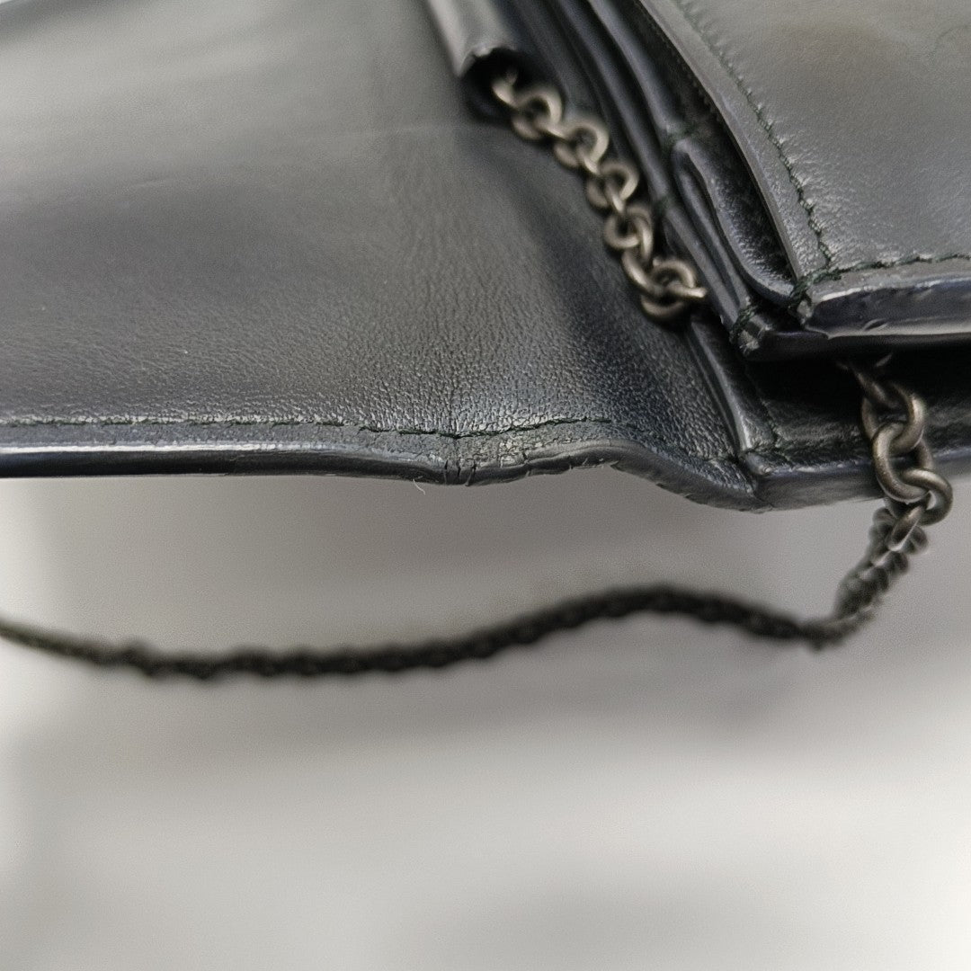 Lambskin Shoulder Bag Black