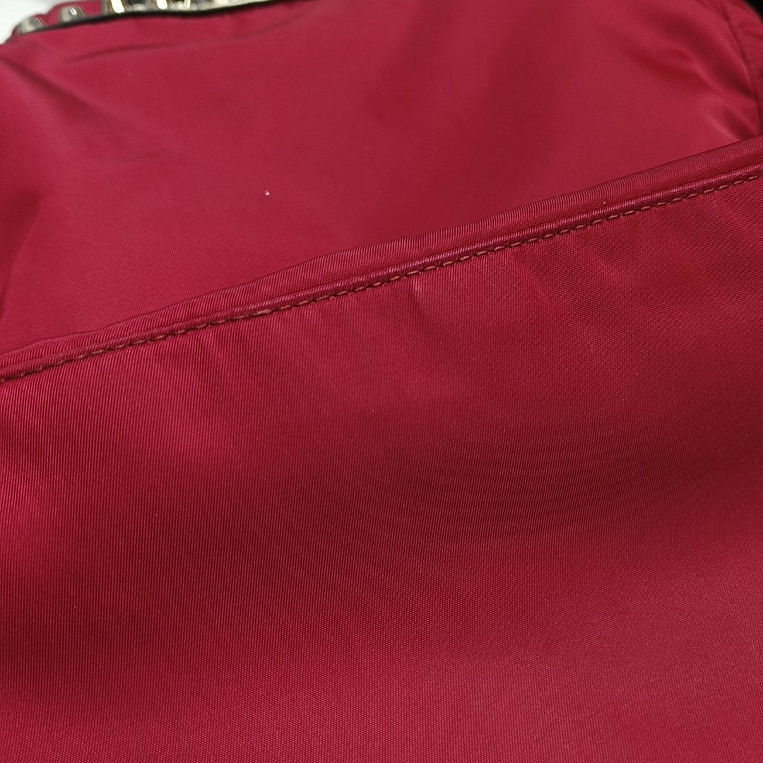Black Nylon Nylon Red