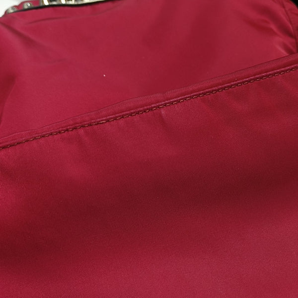 Black Nylon Nylon Red