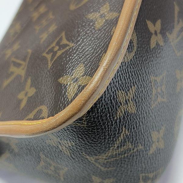 DIANE Monogram Coated Canvas Brown