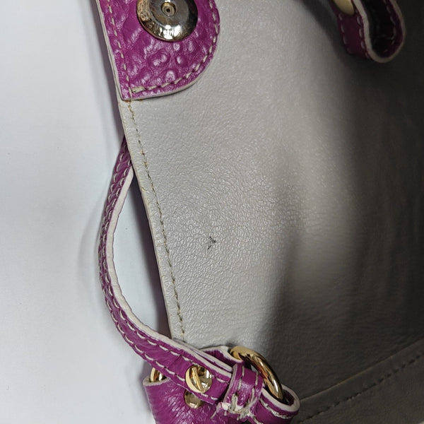 Calfskin Tote Bag Purple
