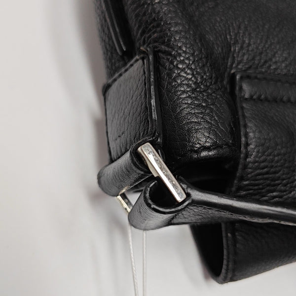 Calfskin Crossbody Bag Black