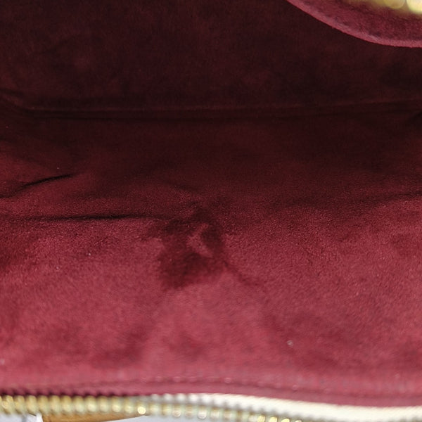 LV × TM Alma Pequeño Monogram Lona Revestida Blanca