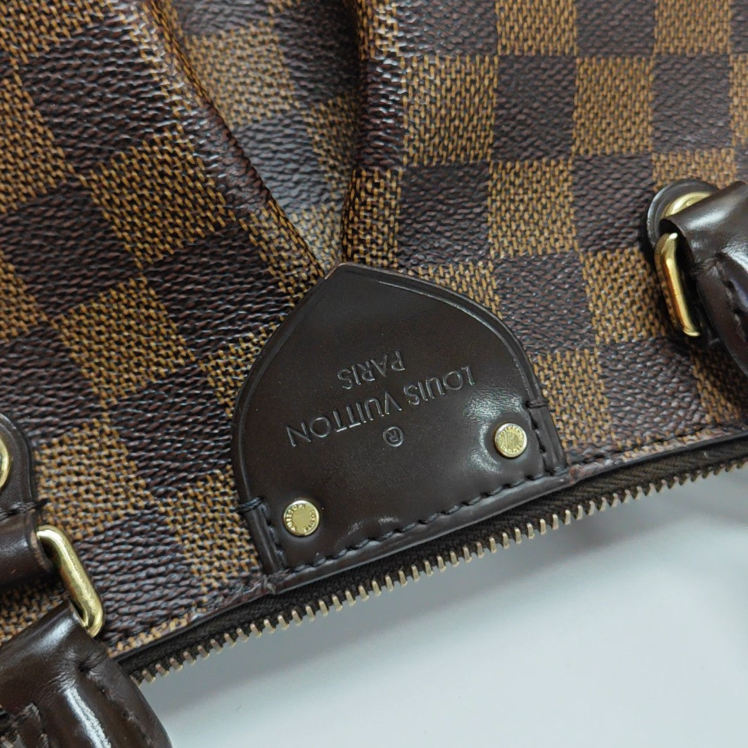 PALERMO PM Damier Ebene Coated Canvas Brown