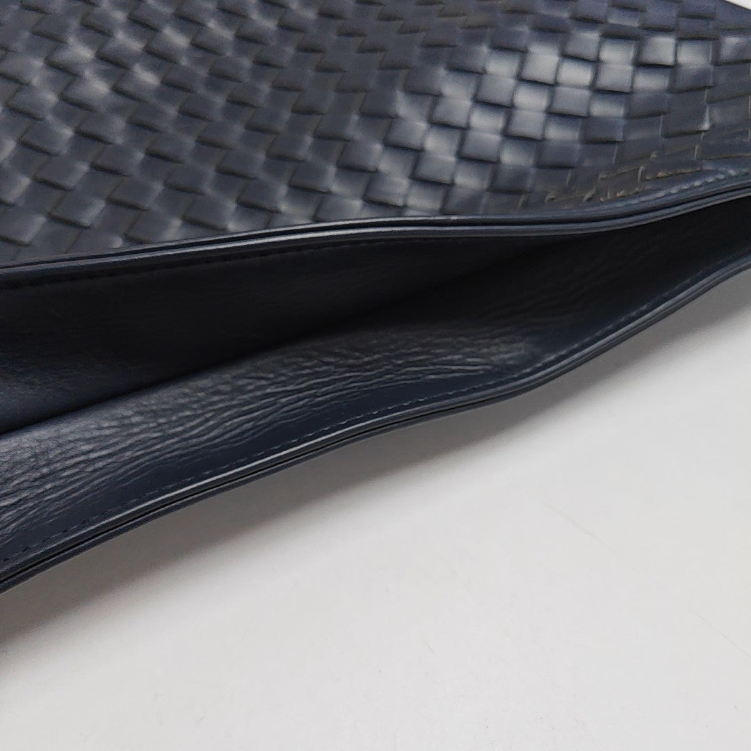 Calfskin Shoulder Bag Blue