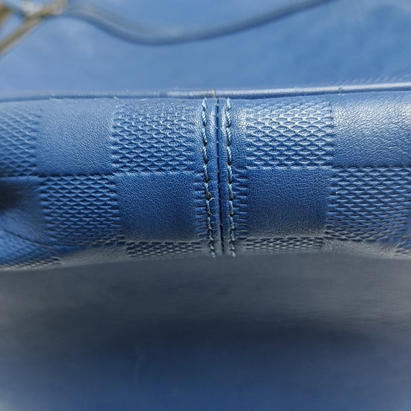 MICHAEL Damier Calfskin Blue