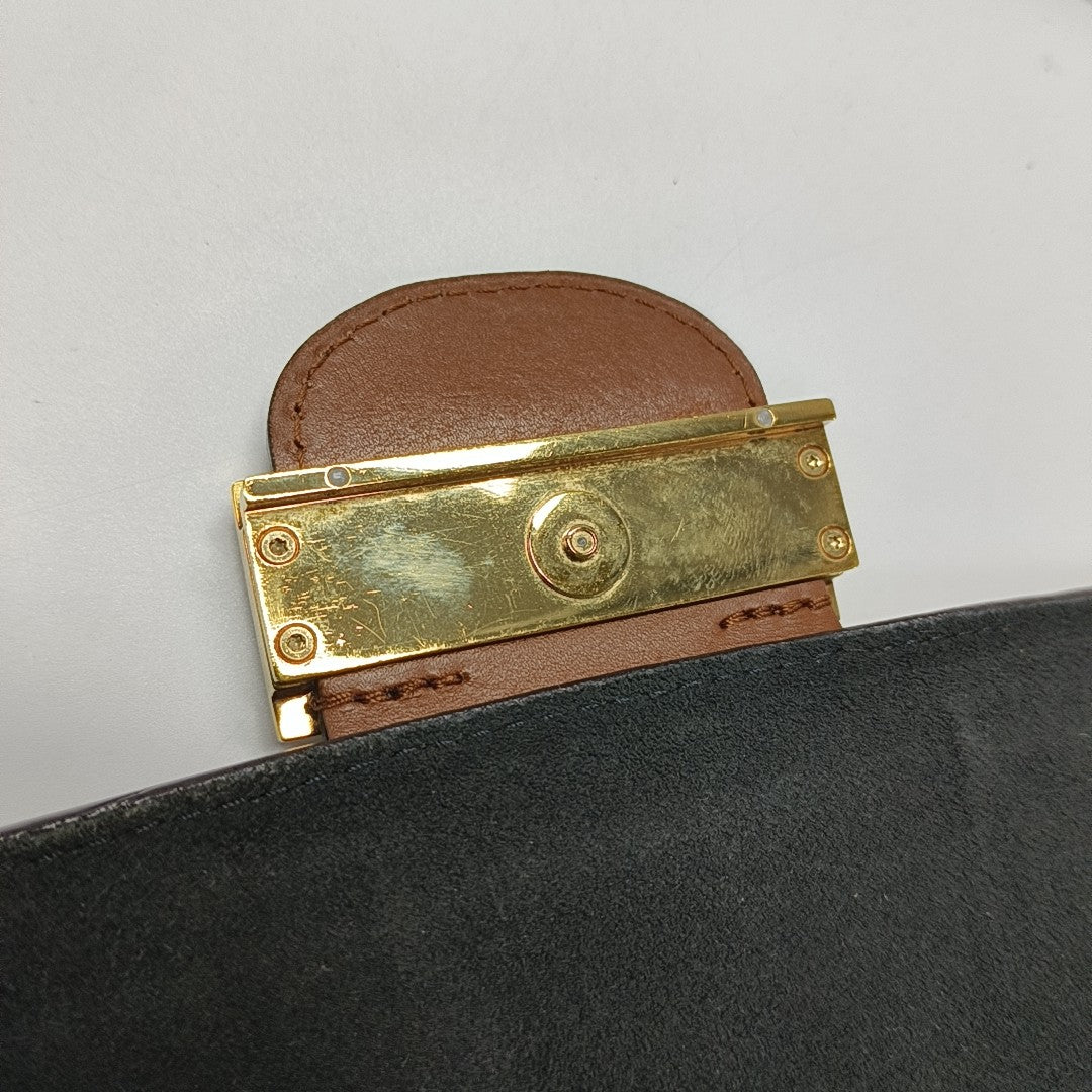 DAUPHINE Mini Monogram Coated Canvas Brown