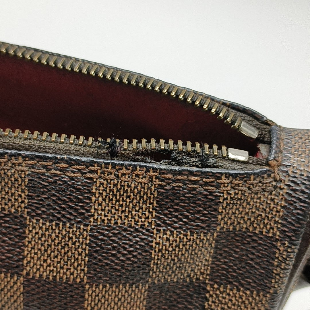 RAVELLO GM Damier Ebene Coated Canvas Brown