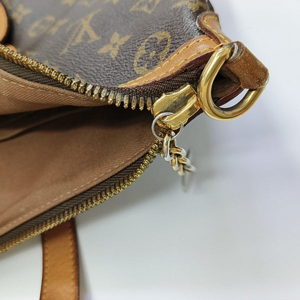 PALERMO PM Monogram Coated Canvas Brown