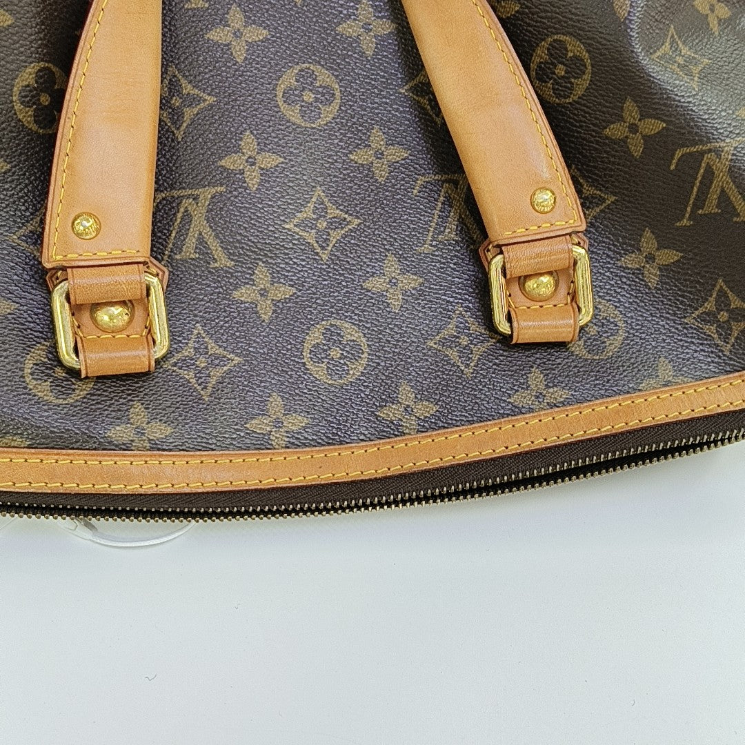 RETIRO NM Monogram Coated Canvas Brown