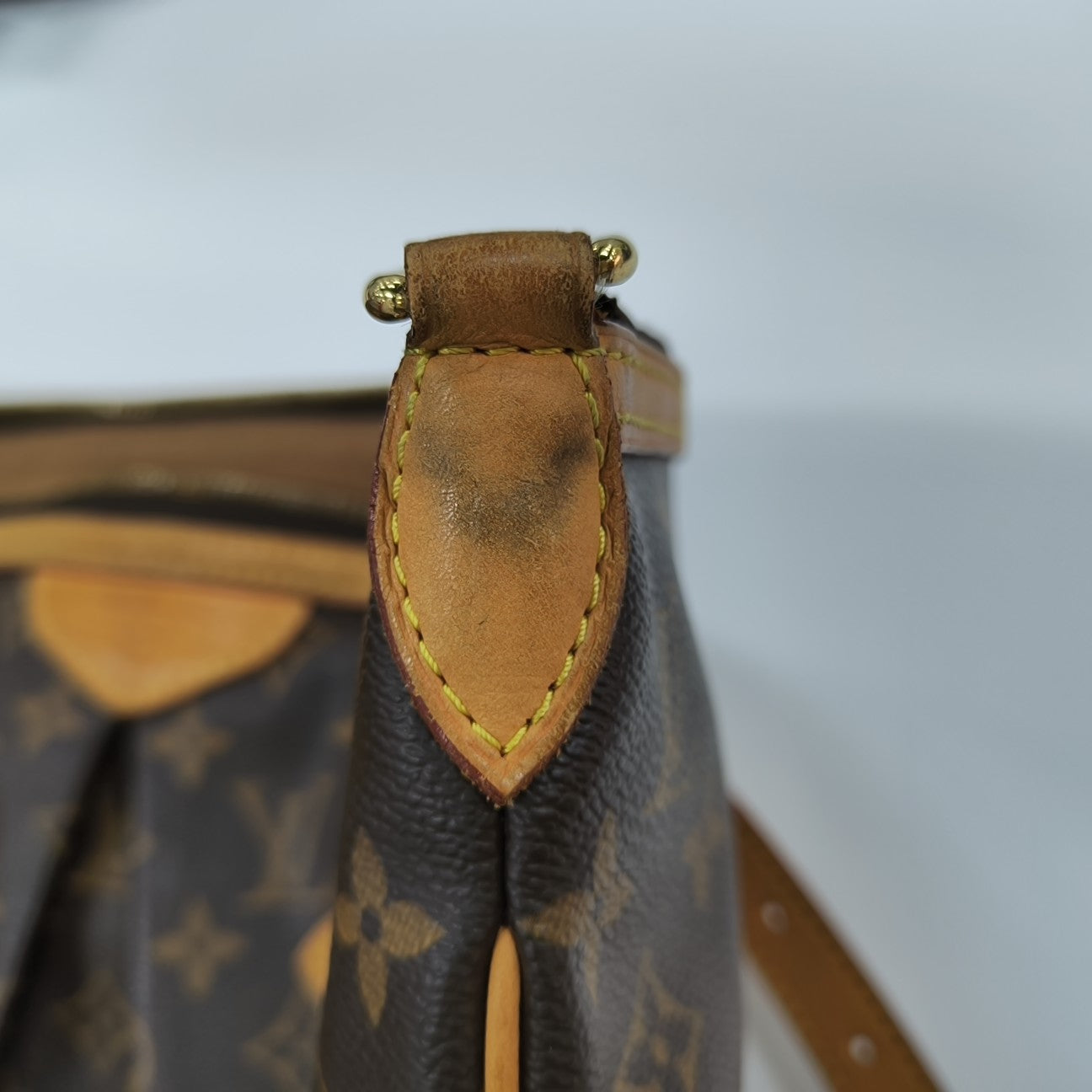 PALERMO GM Monogram Coated Canvas Brown