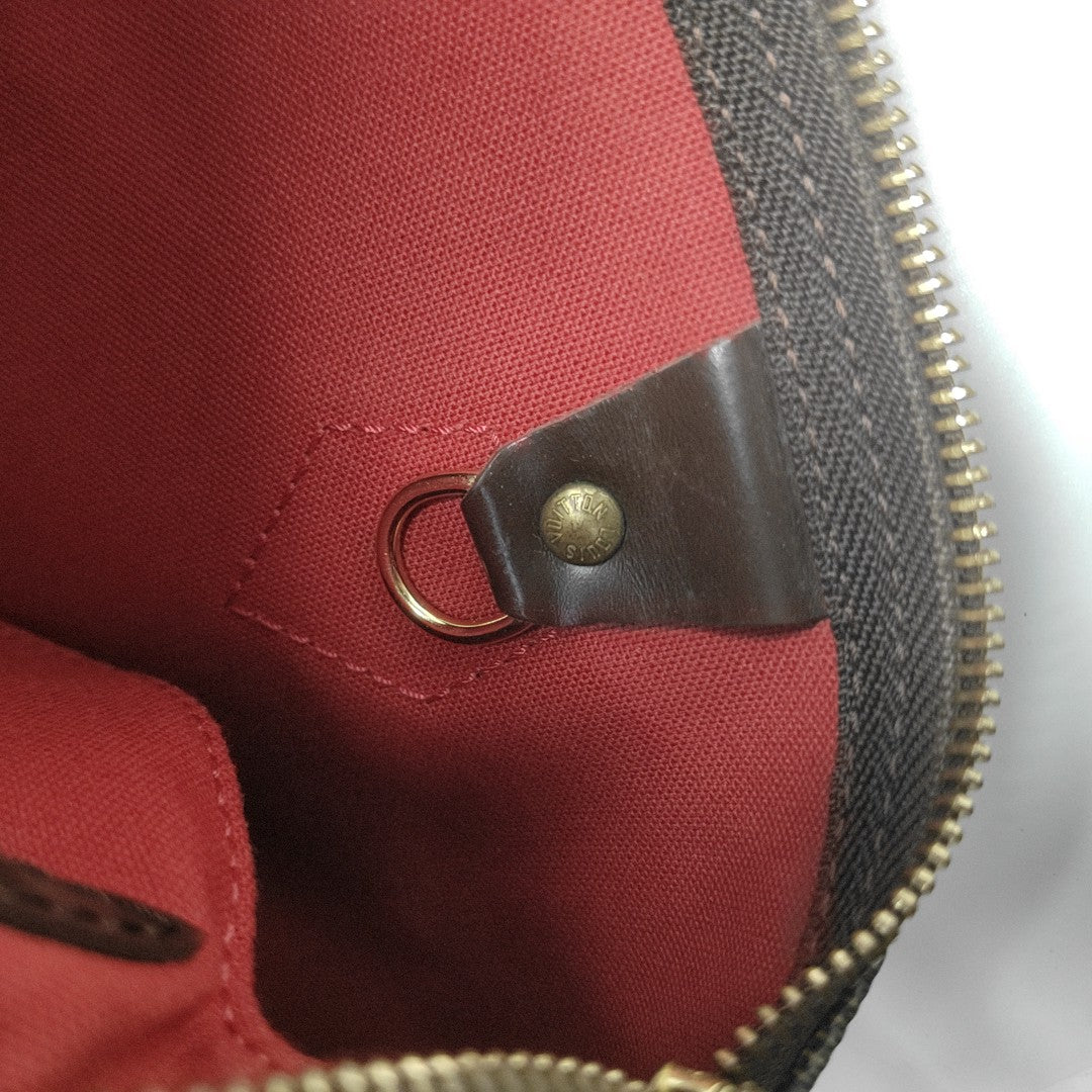 SPEEDY 25 Damier Ebene Coated Canvas Brown
