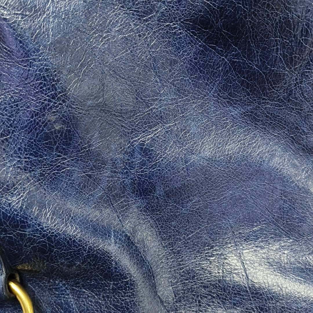 Bow Calfskin Blue