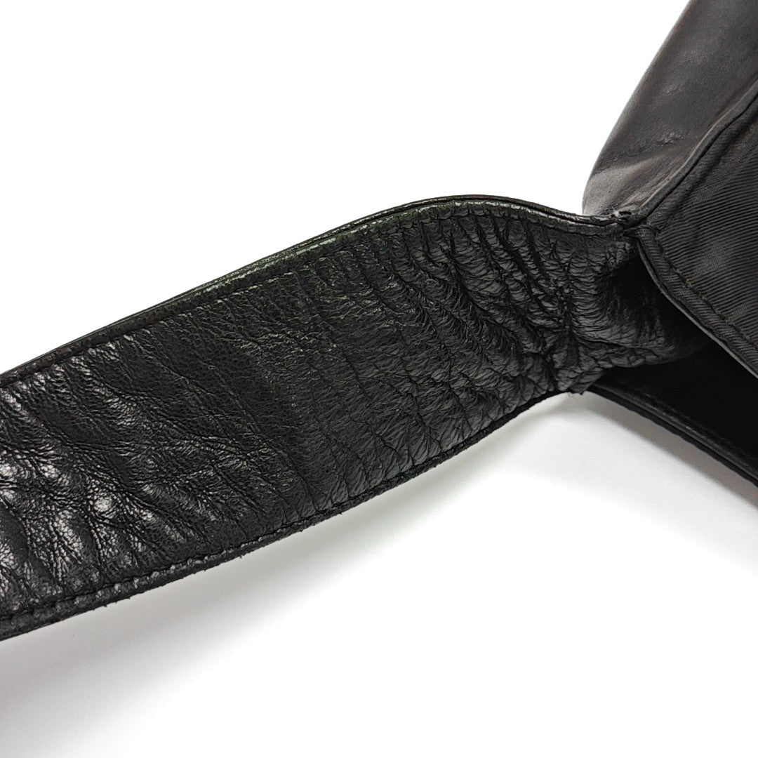 Nylon Shoulder Bag Black