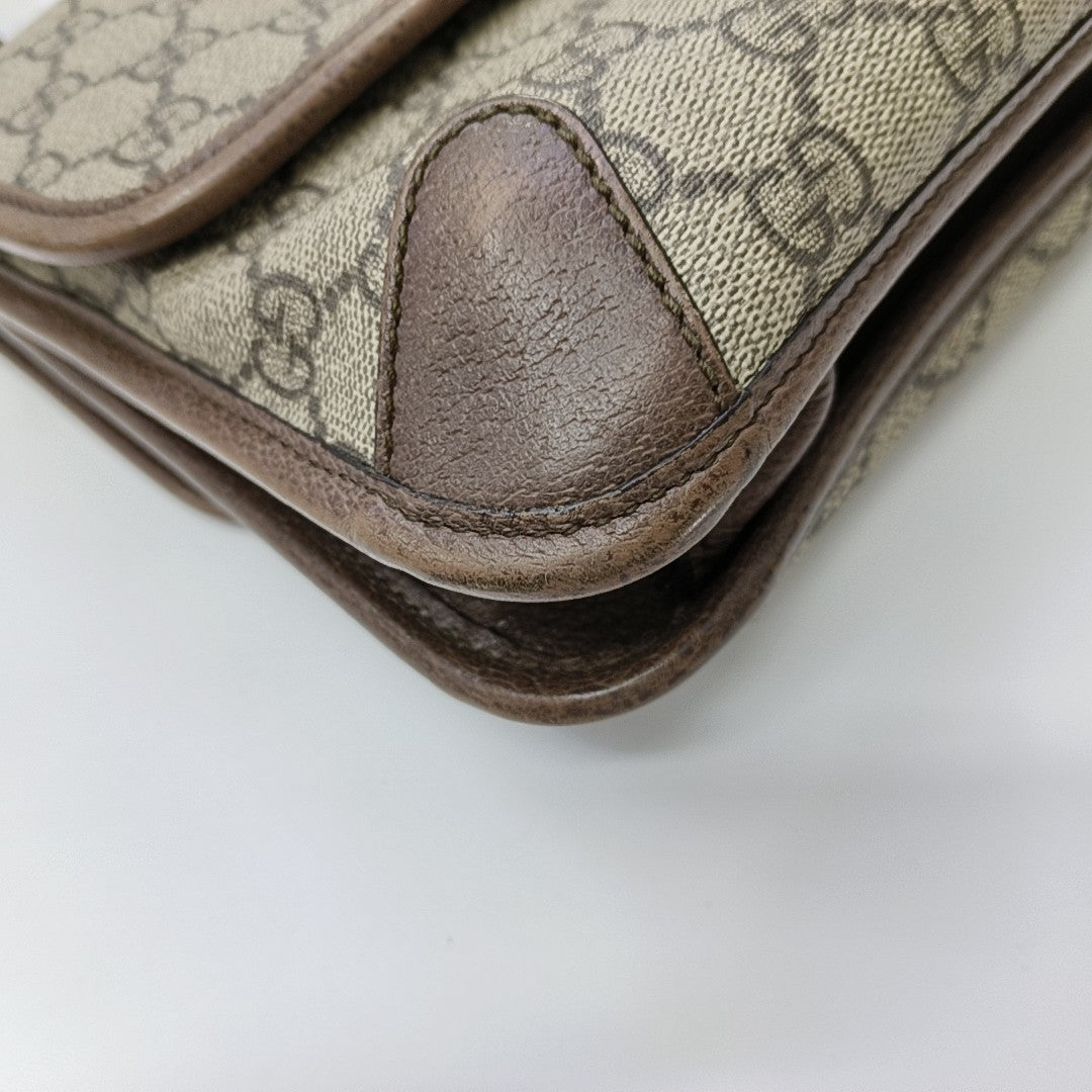 Neo Vintage Small Monogram Coated Canvas Beige