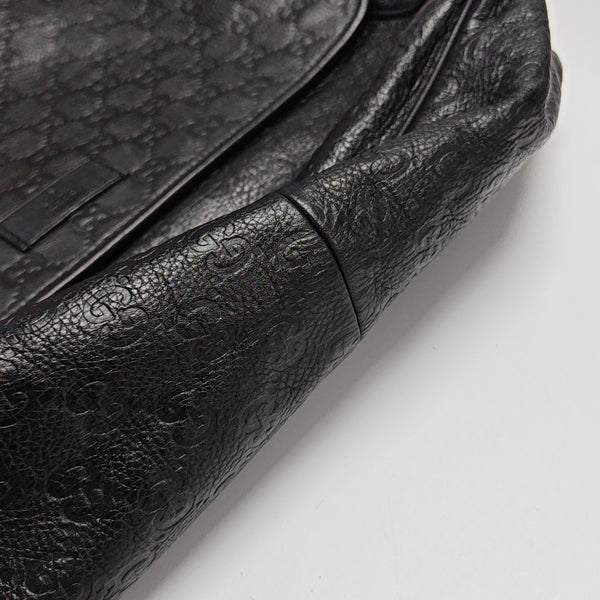 Ligne Shima Monogram Calfskin Black