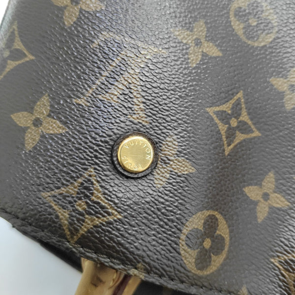 MONTAIGNE Monogram Coated Canvas Brown